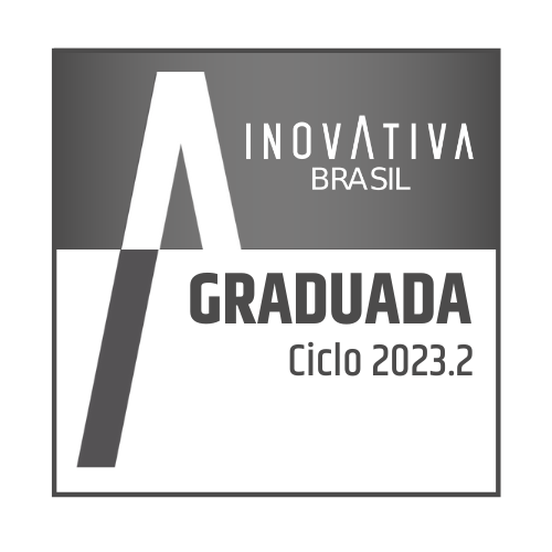 Selo de empresa graduada no InovAtiva Brasil, ciclo 2023.2