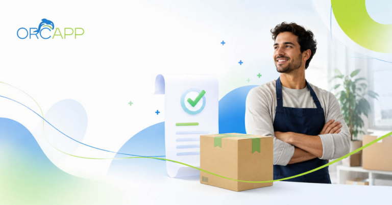 OrcaApp v1.8: Controle de Estoque e Emissão de Recibos